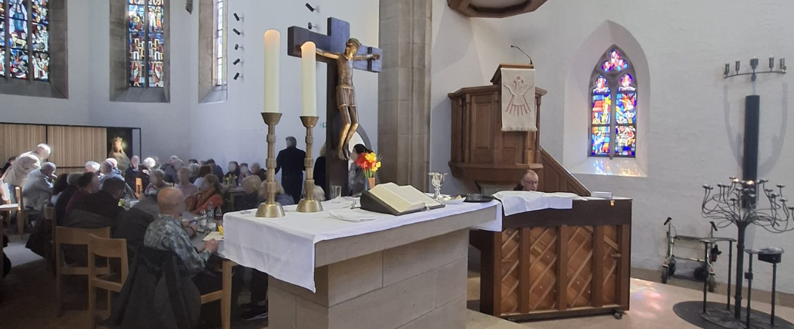 Agapemahl in der Kilianskirche